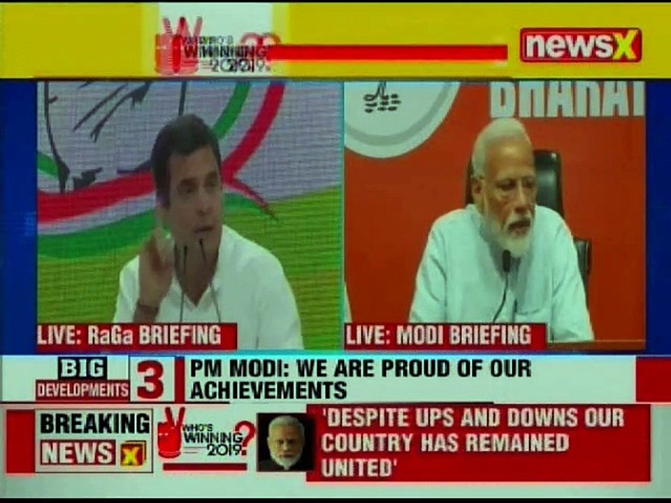 PM Narendra Modi addresses press conference, want to thank the press and India's people