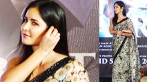 Katrina Kaif looks beautiful in floral printed saree | Boldsky