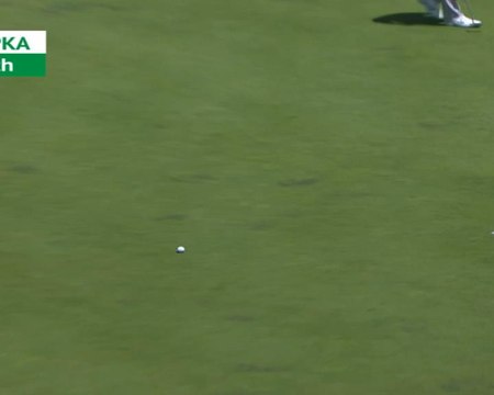 لقطة: غولف: ضربة اليوم: كيبا يرفع من حماسة الجماهير في بطولة أساتذة الغولف عبر بيردي مميّزة