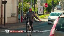Il fait le tour de France à vélo pour défendre la place des seniors sur le marché du travail