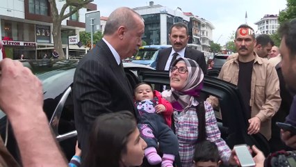 Yaşlı kadından Cumhurbaşkanı Erdoğan'a dua 'Allah seni korusun'