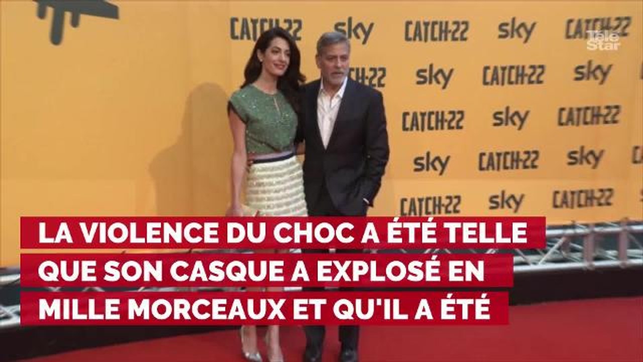 Exclu Téléstar. George Clooney : "J'ai eu beaucoup de chance de ne pas mourir sur le tournage"