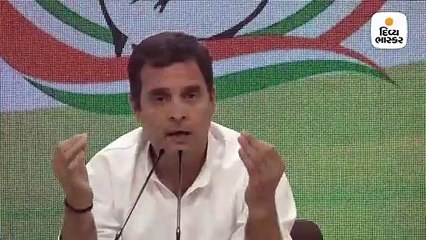 પ્રેસ કોન્ફરન્સમાં રાહુલે કહ્યું, મોદીના વિચારો મહાત્મા ગાંધીના વિચારો નથી