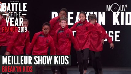 BOTY FRANCE 2019 : Meilleur show kids avec Break'in Kids