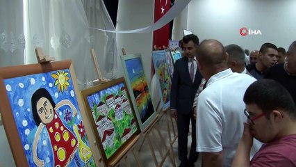 Özel çocuklar yeteneklerini sergiledi