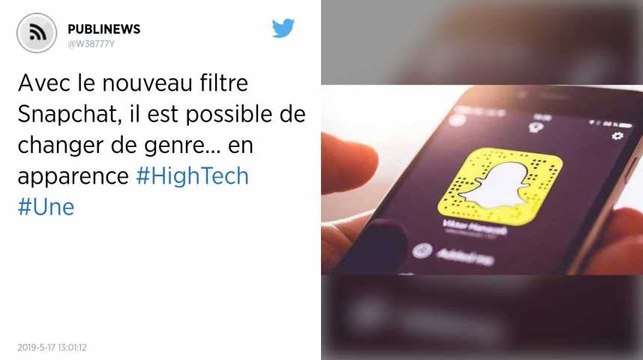 Avec le nouveau filtre Snapchat, il est possible de changer de genre… en apparence