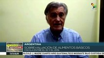 Argentinos denuncian escasez de productos esenciales en los comercios
