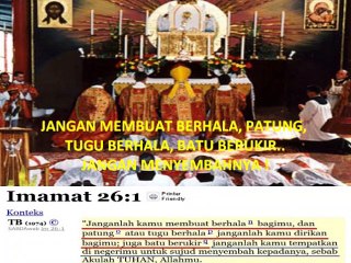 ZACHARY WEST (AKTIVIS KRISTEN) : "DALAM BIBLE DILARANG MEMBUAT PATUNG DAN DI SEMBAH !"