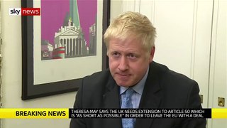 Boris Johnson A May-Corbyn Brexit will leave voters 'short-changed'