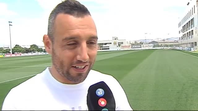Santi Cazorla, contento con su vuelta a la selección