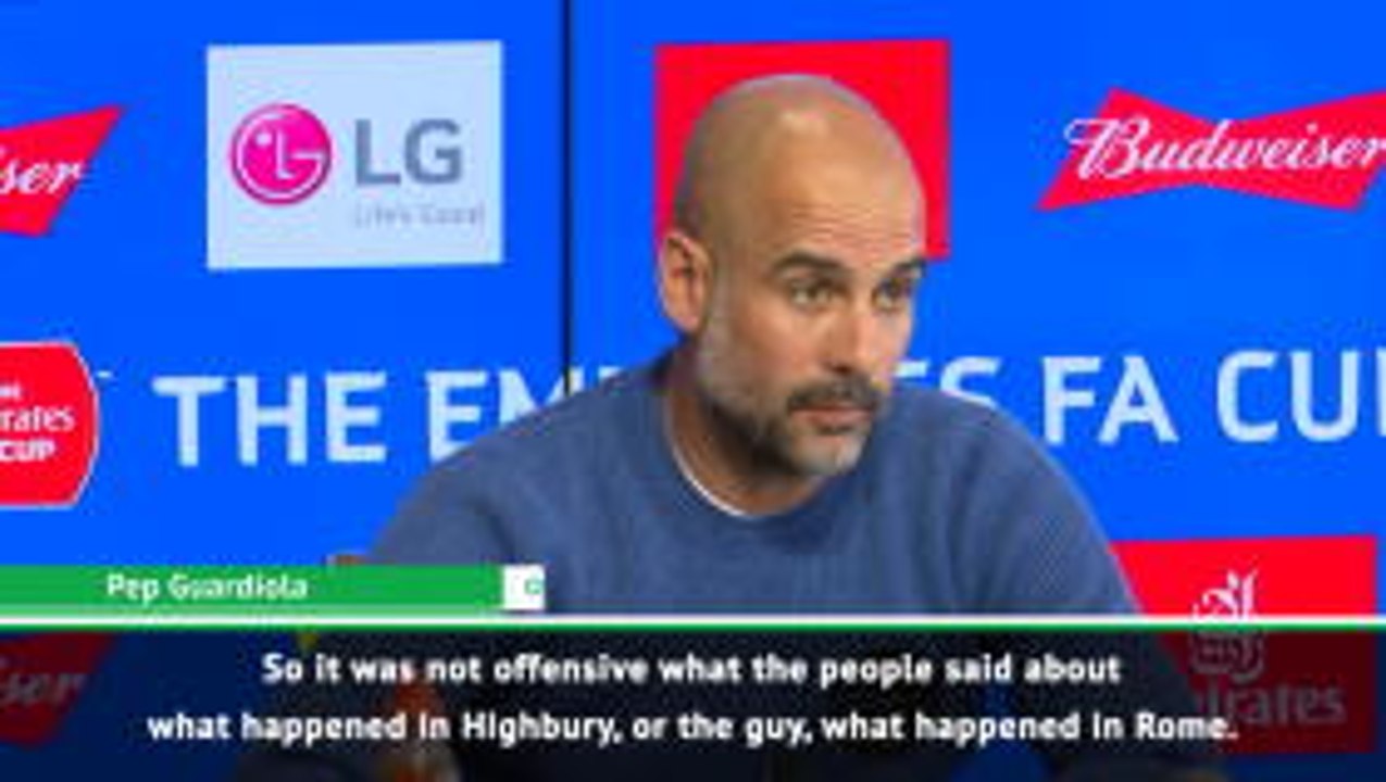 Guardiola apologises about Liverpool song