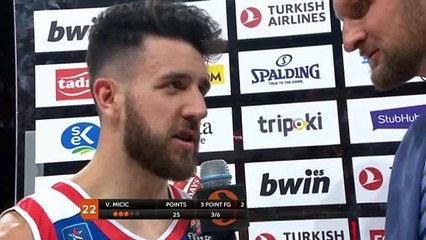Post-game interview: Vasilije Micic, Anadolu Efes Istanbul