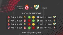 Previa partido entre Cultural Leonesa y Coruxo Jornada 38 Segunda División B