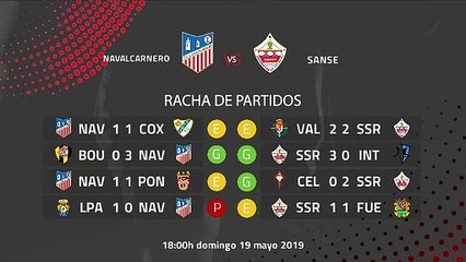 Previa partido entre Navalcarnero y Sanse Jornada 38 Segunda División B