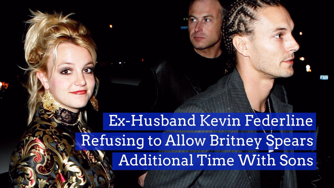 Kevin Federline Doesn't Want Britney Spears Around Their Kids
