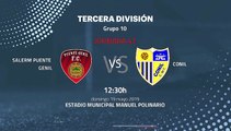 Previa partido entre Salerm Puente Genil y Conil Jornada 42 Tercera División