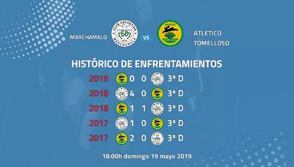 Previa partido entre Marchamalo y Atletico Tomelloso Jornada 38 Tercera División