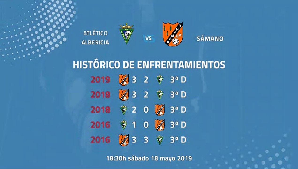 Previa partido entre Atlético Albericia y Sámano Jornada 38 Tercera División