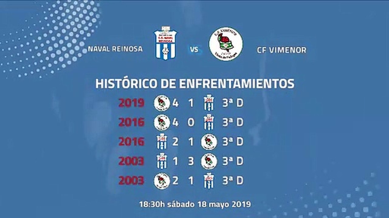 Previa partido entre Naval Reinosa y CF Vimenor Jornada 38 Tercera División