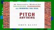 About For Books  Pitch Anything: An Innovative Method for Presenting, Persuading, and Winning the