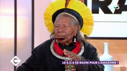 Le S.O.S. de Raoni pour l’Amazonie ! - C à Vous - 17/05/2019