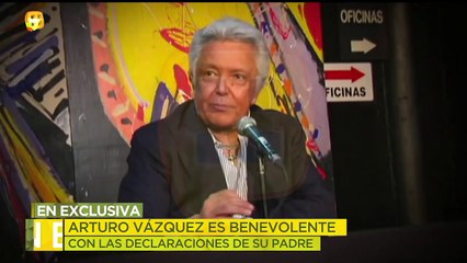 Arturo Vázquez quedó en medio de la pelea entre sus padres.