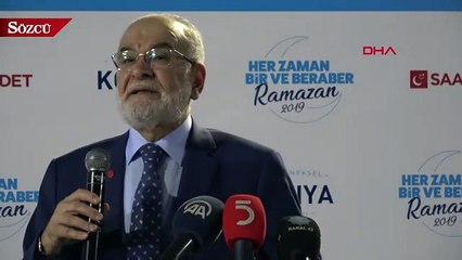Karamollaoğlu: Suçlamalarla hiçbir yere gidemeyiz