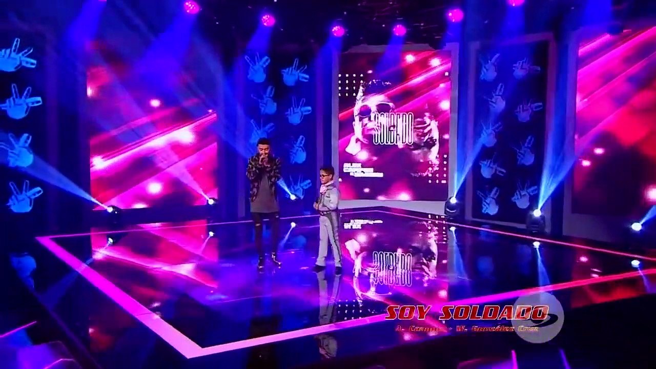 Alex Campos & Redimi2 en (Voz-Kids-Colombia).2019 soy soldado_HD