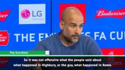 Guardiola apologises about Liverpool song