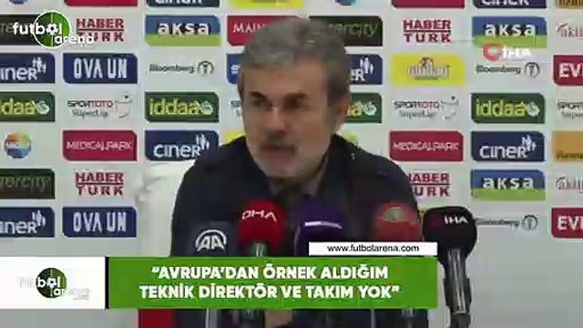 Aykut Kocaman: Avrupa'dan örnek aldığım teknik direktör ve takım yok