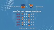 Previa partido entre UE Sant Andreu y UE Figueres Jornada 42 Tercera División