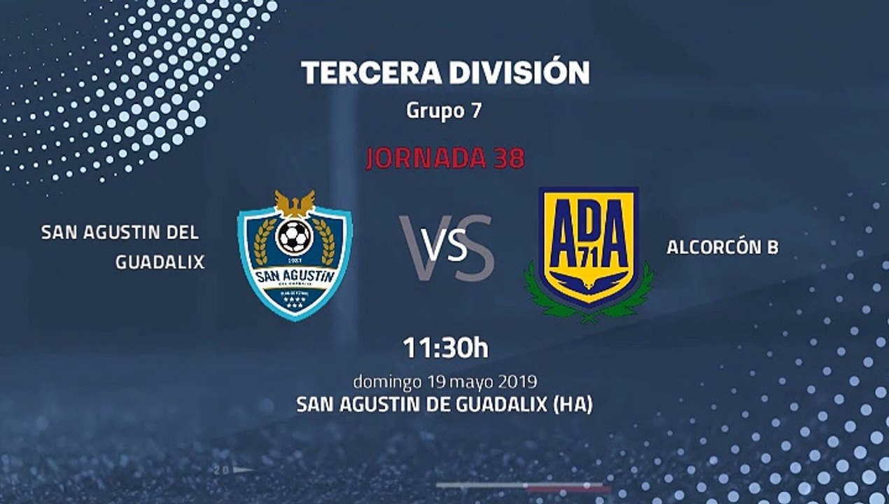 Previa partido entre San Agustin del Guadalix y Alcorcón B Jornada 38 Tercera División