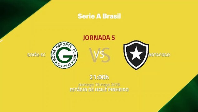 Previa partido entre Goiás EC y Botafogo Jornada 5 Liga Brasileña
