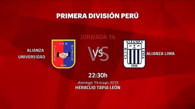 Previa partido entre Alianza Universidad y Alianza Lima Jornada 14 Apertura Perú - Liga 1