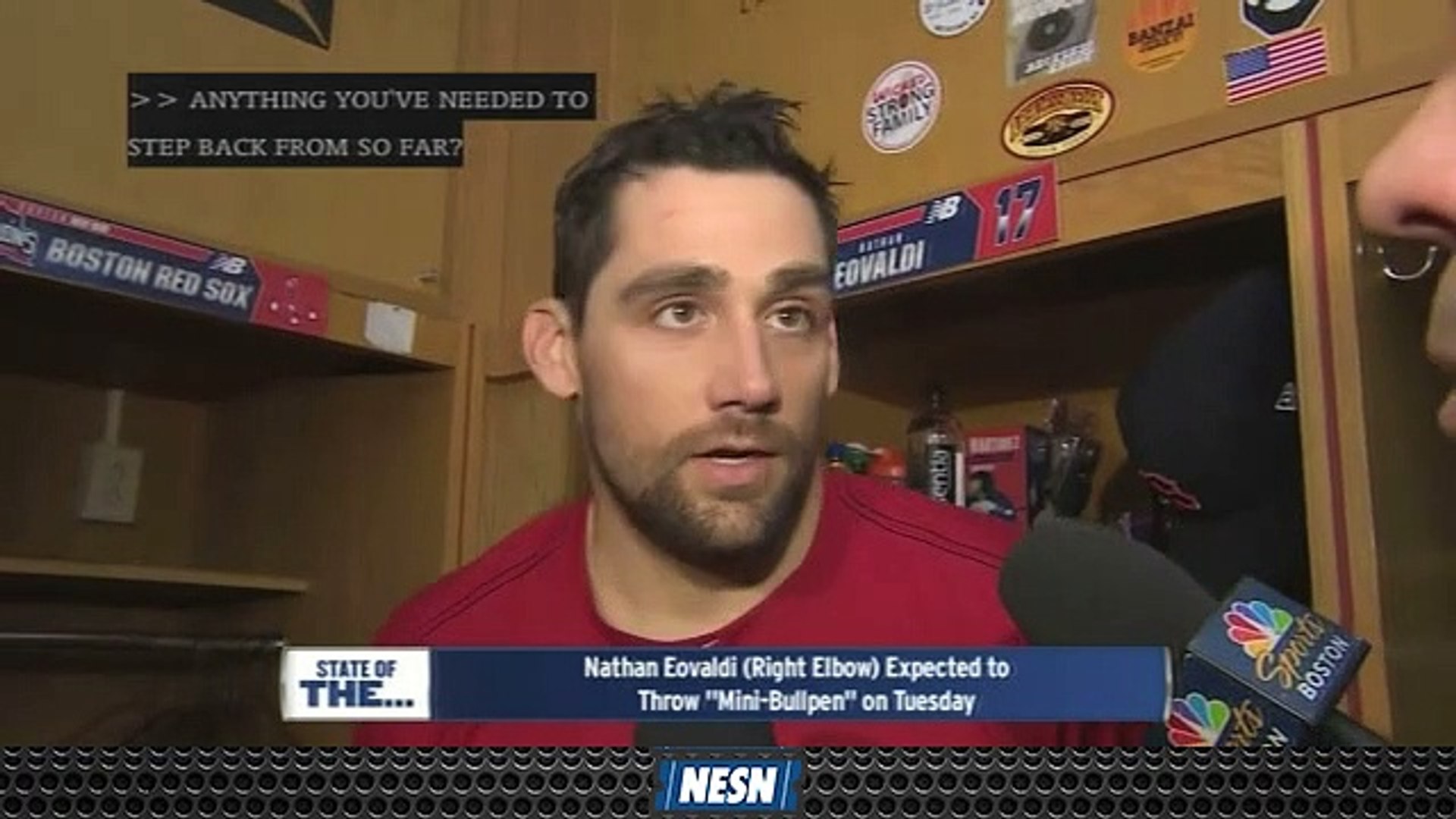 Nathan Eovaldi Provides Encouraging Update On Elbow - video Dailymotion