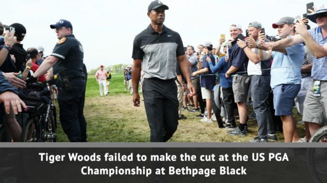 Tiger Woods misses cut at US PGA