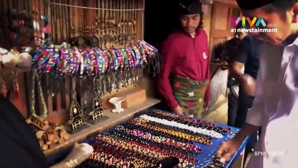 Ekspresi Jokowi Lihat Pertarungan Dua Pria di Lombok