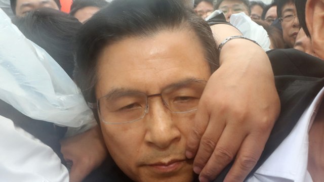 광주 도착한 황교안, 일부 시민과 충돌 물러가라 (영상) / YTN