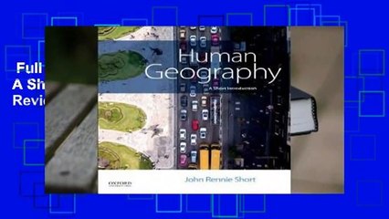 Full version  Human Geography: A Short Introduction  Review