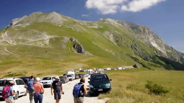 DOM.8-7-18- LA CRESTA DEL MONTE REDENTORE SUI SIBILLINI DA FORCA DI PRESTA A CASTELLUCCIO.