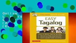 Online Easy Tagalog: Learn to Speak Tagalog Quickly and Easily (Audio CD Included) (Easy