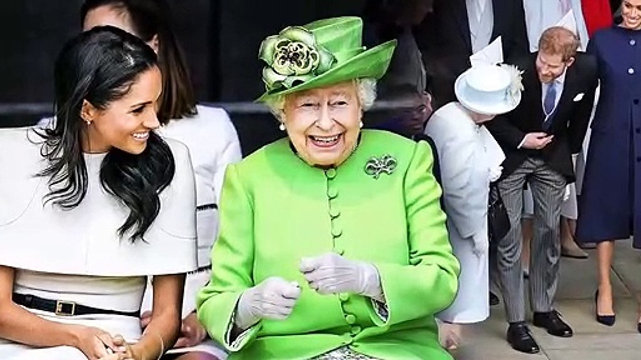 The Queen's 'grandmotherly love' for Duchess Meghan is 'PR exercise by palace'