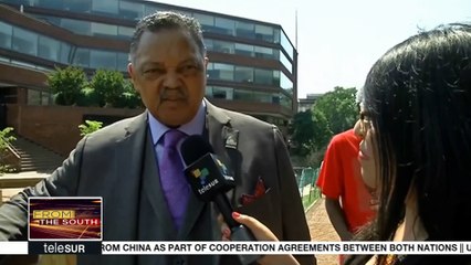 Rev. Jesse Jackson Shows Solidarity With Venezuela