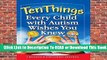 [Read] Ten Things Every Child with Autism Wishes You Knew  For Free