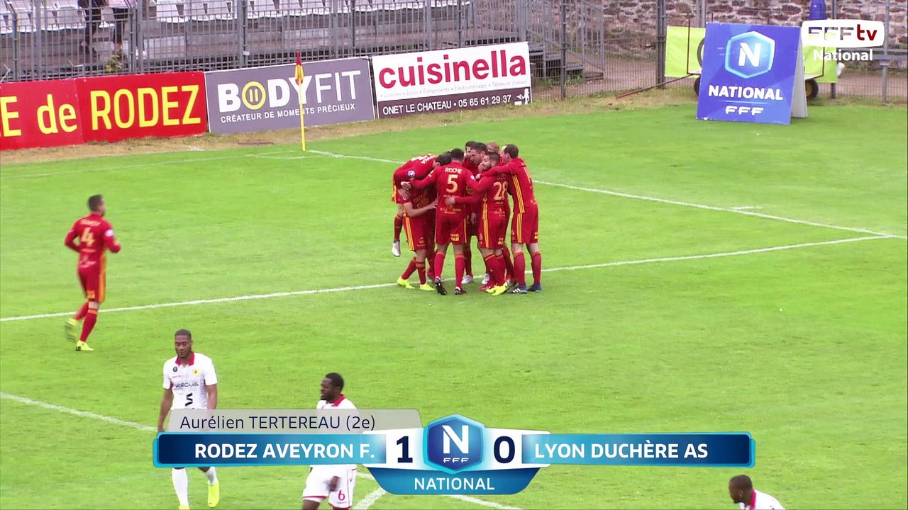 J34 : Rodez Aveyron Football - Lyon Duchère AS (5-1), le résumé