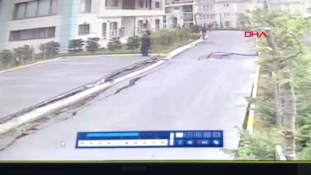 İstanbul- Başakşehir'de Duvarın Çökmesiyle İlgili Yeni Görüntü