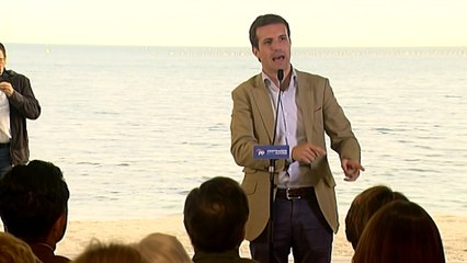 Casado dice que Sánchez "no merece la abstención del PP"