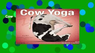 Cow Yoga 2019 Wall Calendar Complete