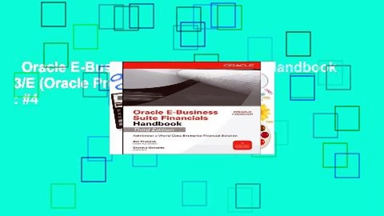 Oracle E-Business Suite Financials Handbook 3/E (Oracle Press)  Best Sellers Rank : #4