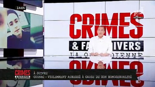 Victimes d'homophobies dans leur ville respectives, ces deux jeunes ont le courage de témoigner en direct dans Crimes et Faits divers sur NRJ12